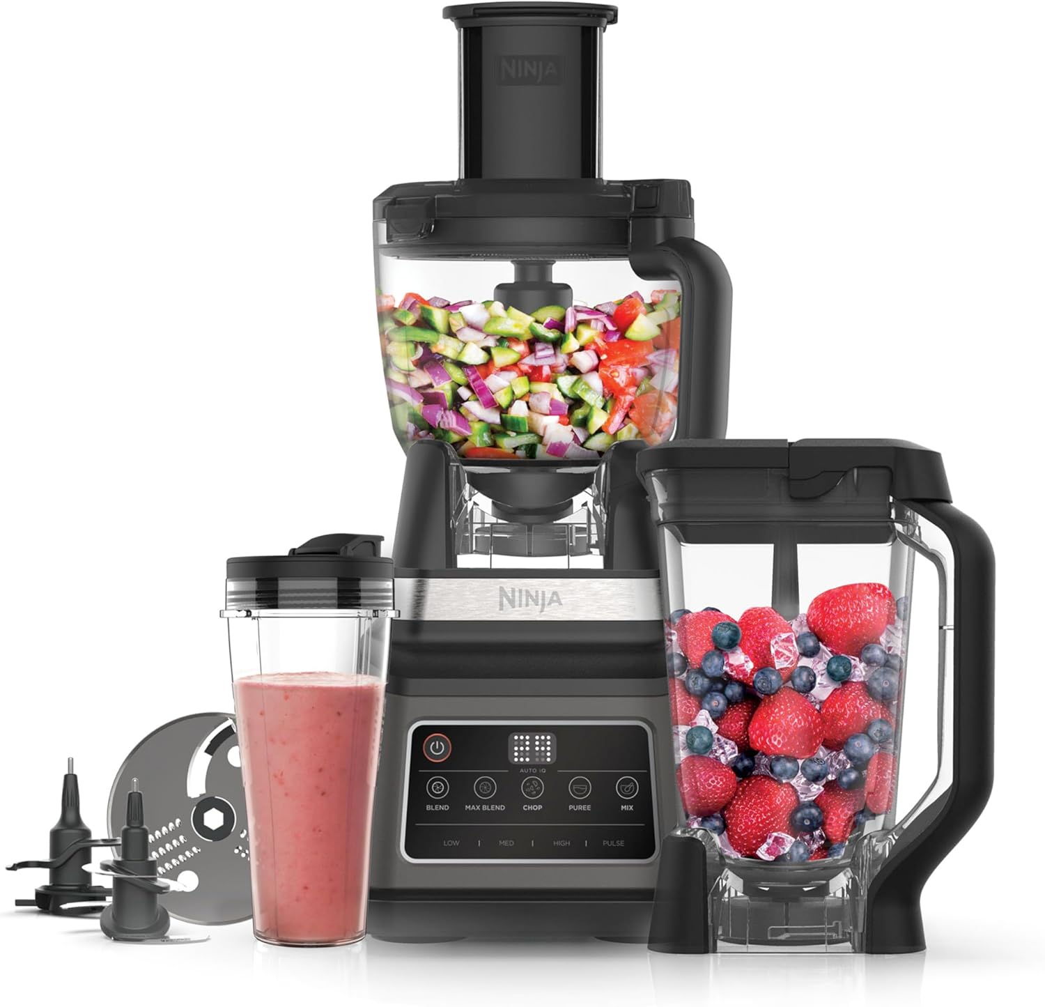 SHARK NINJA ROBOT FOOD PROCESSOR ADVANCED 3-in-1 BN800EU - GARANZIA UFFICIALE ITALIA 2 ANNI
