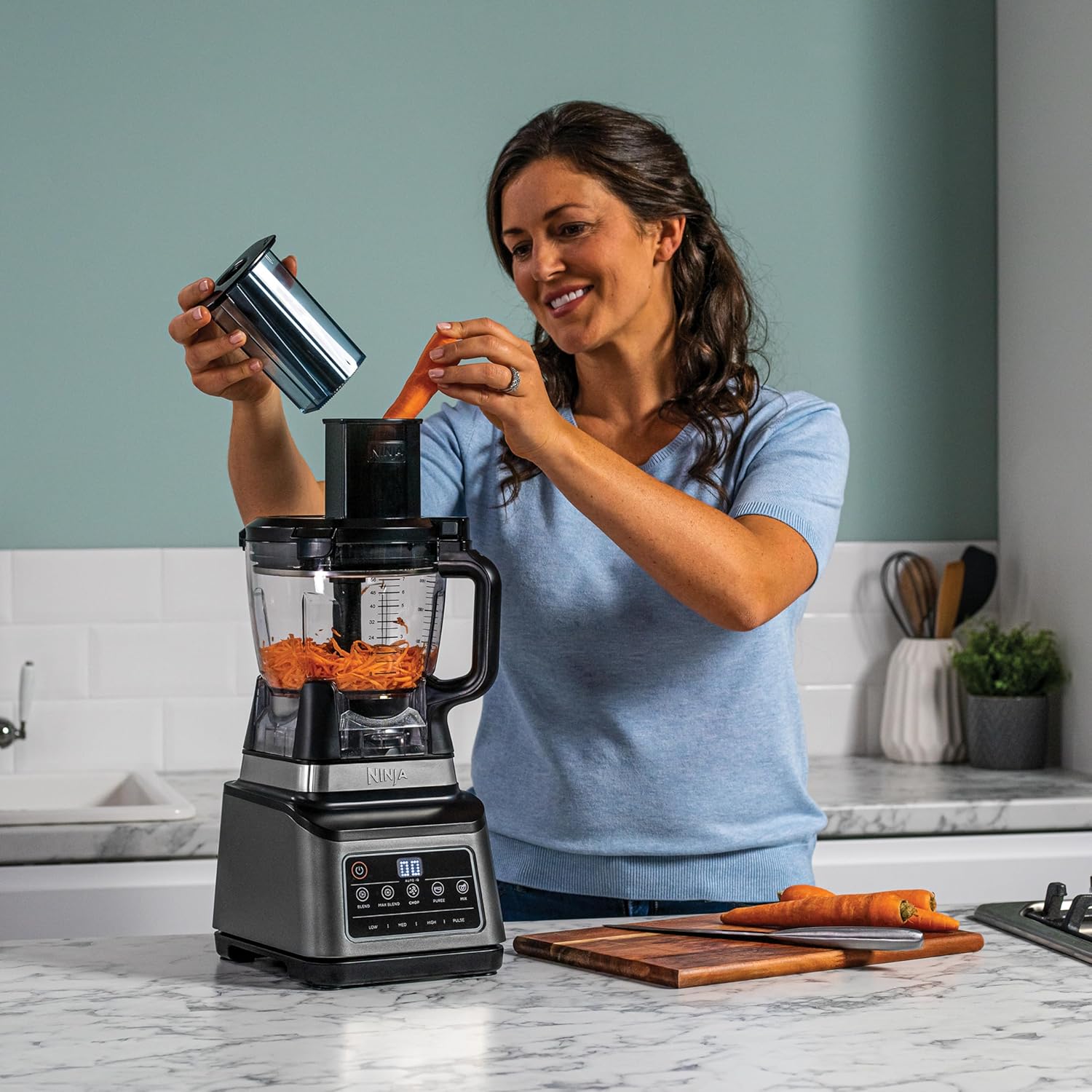 SHARK NINJA ROBOT FOOD PROCESSOR ADVANCED 3-in-1 BN800EU - GARANZIA UFFICIALE ITALIA 2 ANNI