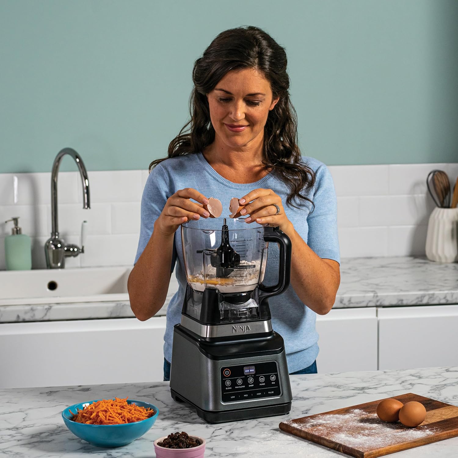 SHARK NINJA ROBOT FOOD PROCESSOR ADVANCED 3-in-1 BN800EU - GARANZIA UFFICIALE ITALIA 2 ANNI