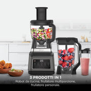 SHARK NINJA ROBOT FOOD PROCESSOR ADVANCED 3-in-1 BN800EU - GARANZIA UFFICIALE ITALIA 2 ANNI