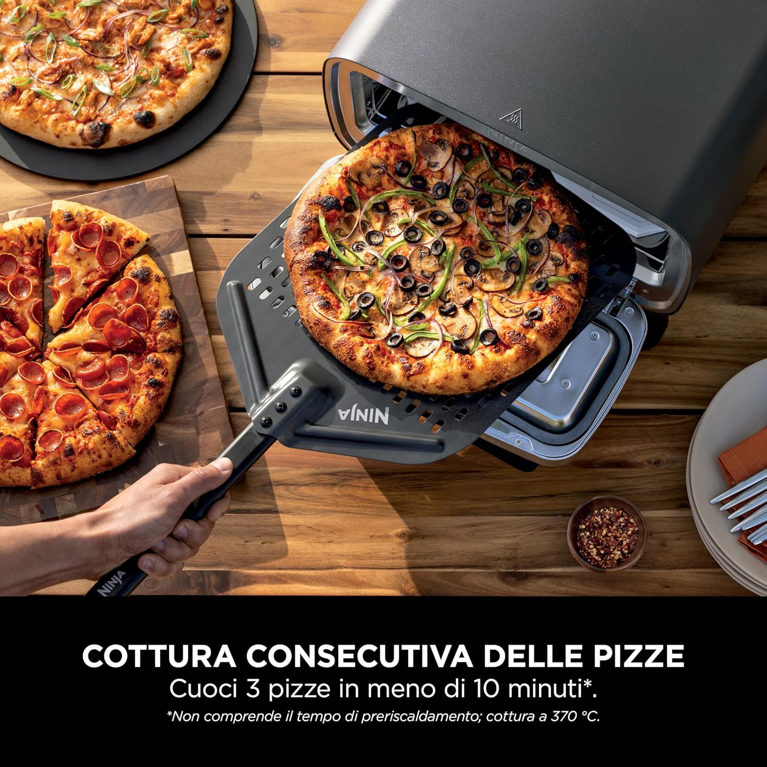 SHARK NINJA FORNO ELETTRICO DA ESTERNO ARTISAN MO201EU - GARANZIA UFFICIALE ITALIA 2 ANNI