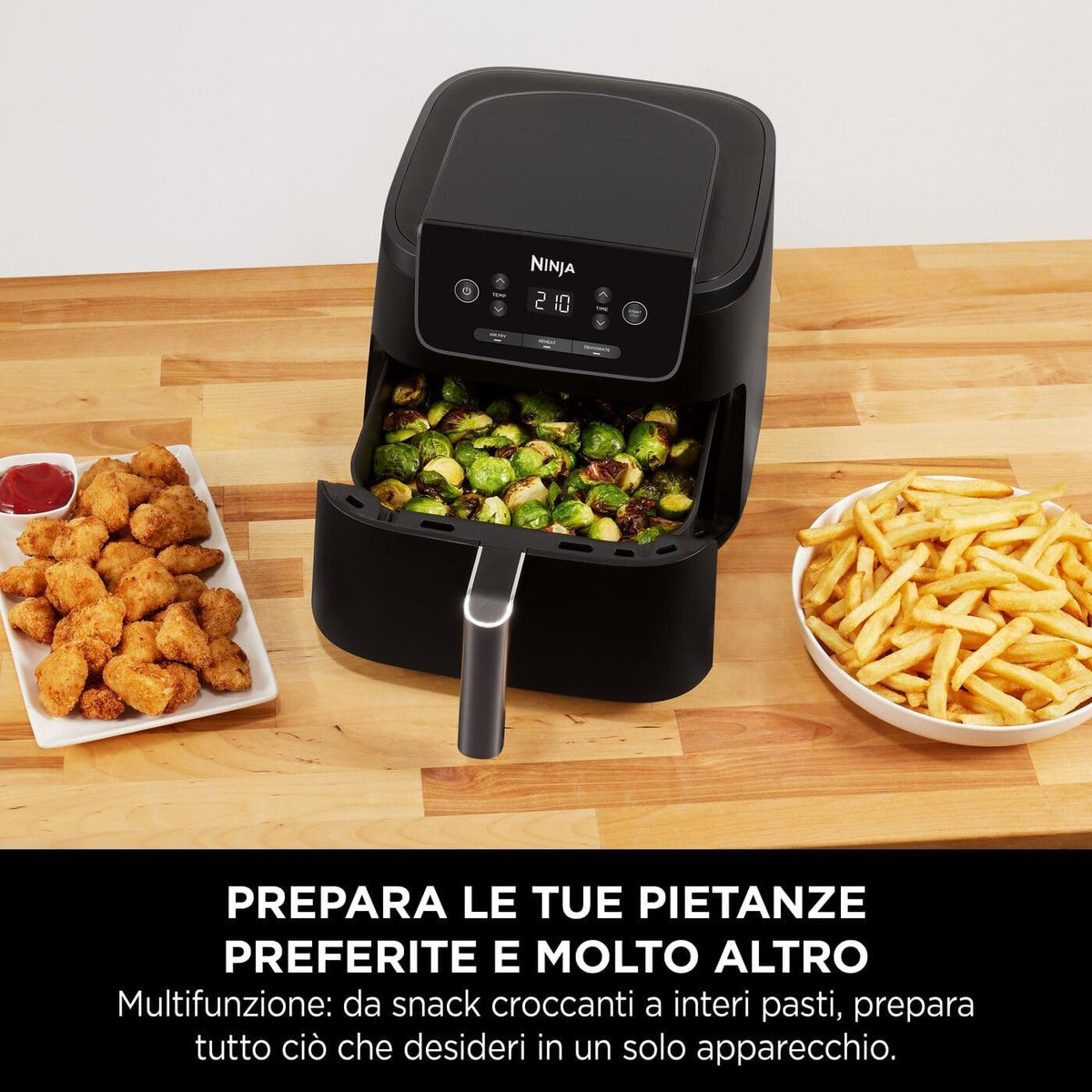 SHARK NINJA FRIGGITRICE AD ARIA 4,7L - GARANZIA UFFICIALE ITALIA 2 ANNI