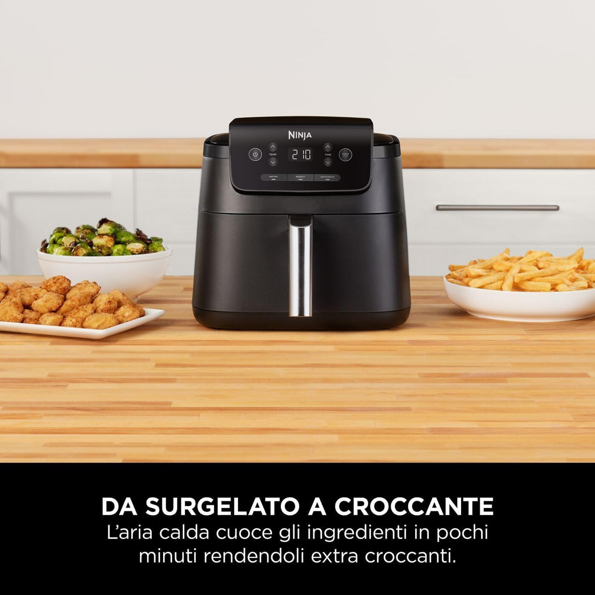 SHARK NINJA FRIGGITRICE AD ARIA 4,7L - GARANZIA UFFICIALE ITALIA 2 ANNI