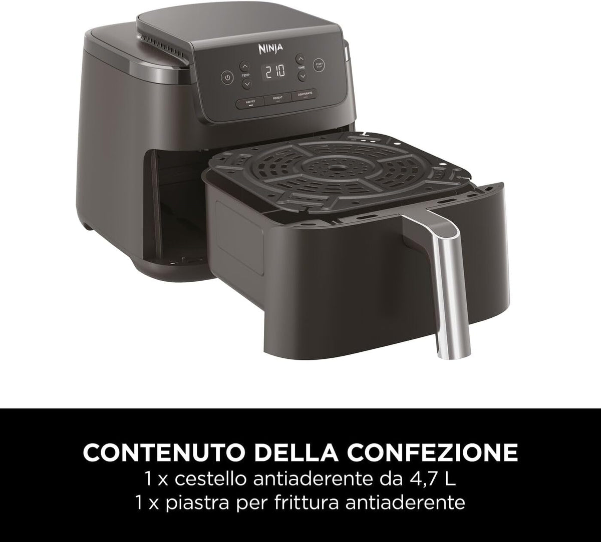 SHARK NINJA FRIGGITRICE AD ARIA 4,7L - GARANZIA UFFICIALE ITALIA 2 ANNI