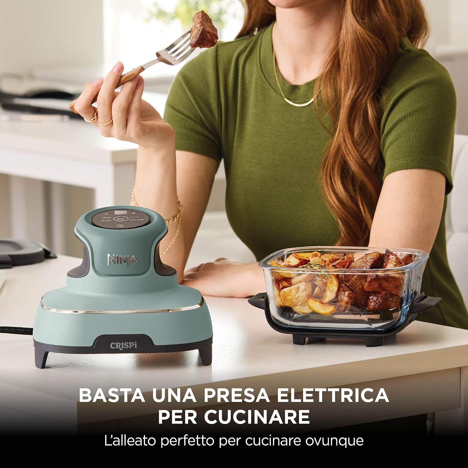 SHARK NINJA FRIGGITRICE CRISPI SAGE FN101EU - GARANZIA UFFICIALE ITALIA 2 ANNI