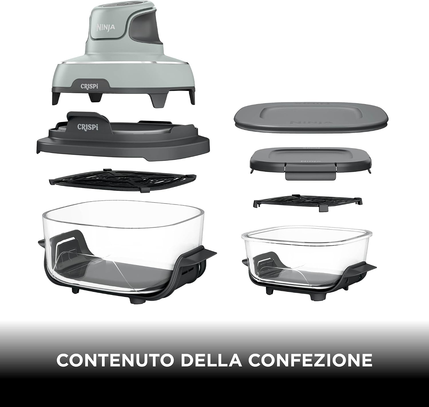 SHARK NINJA FRIGGITRICE CRISPI SAGE FN101EU - GARANZIA UFFICIALE ITALIA 2 ANNI