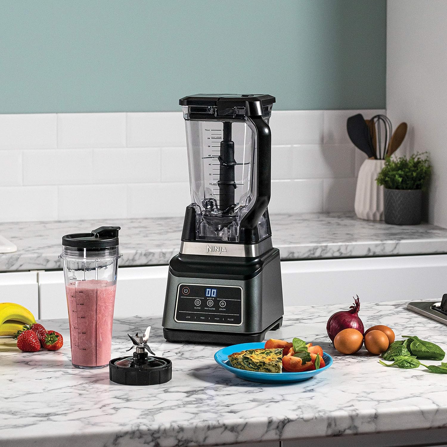 SHARK NINJA FRULLATORE 2 IN 1 BN750EU - GARANZIA UFFICIALE ITALIA 2 ANNI