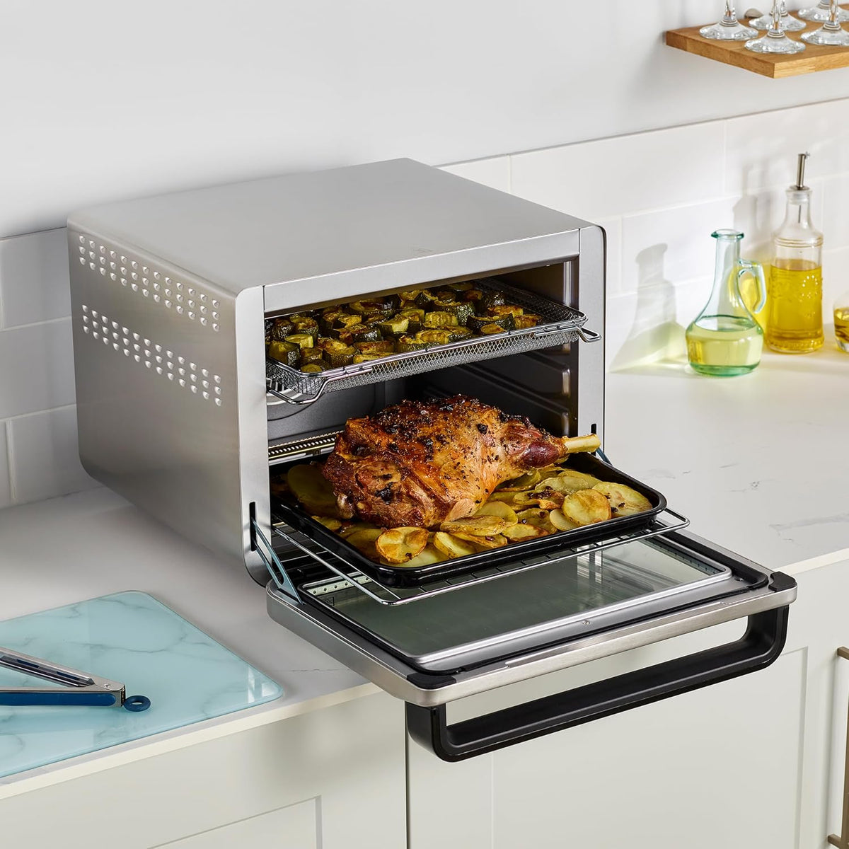 SHARK NINJA Pro Air Fry Oven 10-in-1 - GARANZIA UFFICIALE ITALIA 2 ANNI
