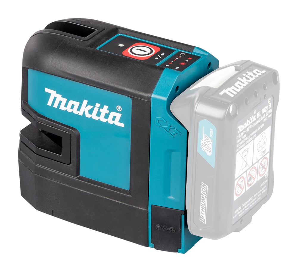 Makita SK105DZ – Tracciatore Laser Autolivellante CXT 12V Max Rosso 25 m