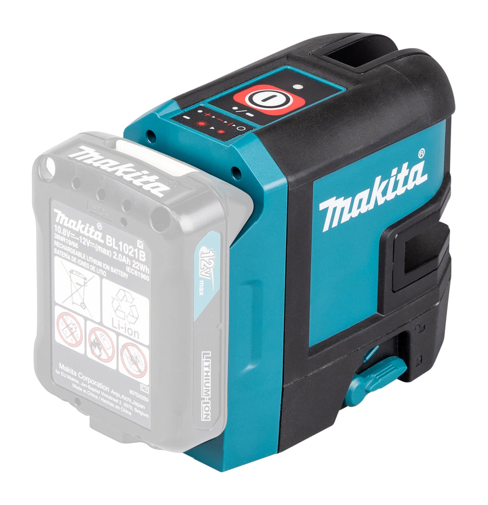 Makita SK105DZ – Tracciatore Laser Autolivellante CXT 12V Max Rosso 25 m