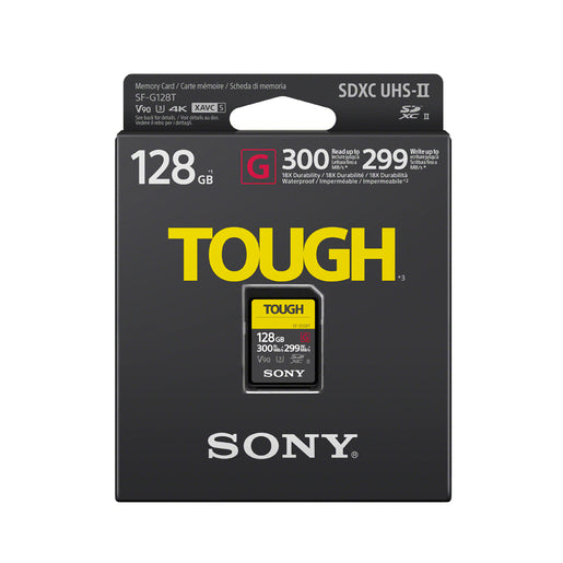 Sony SDXC SERIE G TOUGH UHS-II U3 V90 300mbs/299mbs 4k