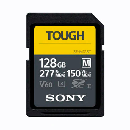 Sony SDXC 128GB Cl10 UHS-II U3 V60 TOUGH 277-150 MB/s