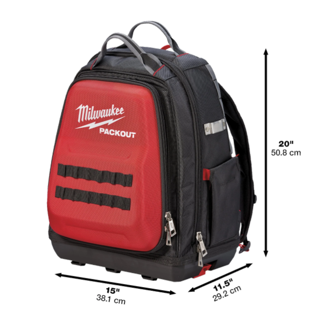Milwaukee PACKOUT Zaino Porta Utensili – Sistema Modulare
