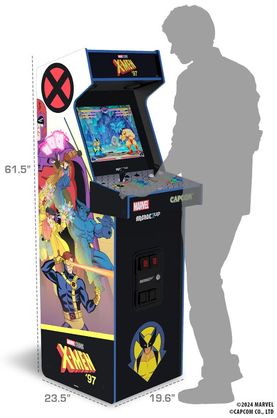Arcade1UP X-MEN 97 DELUXE ARCADE GAME GARANZIA UFFICIALE POLYPHOTO 2 ANNI