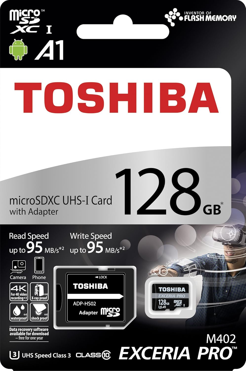 TOSHIBA EXCERIA PRO MICROSDXC M401 / M402 Memory Card High Speed
