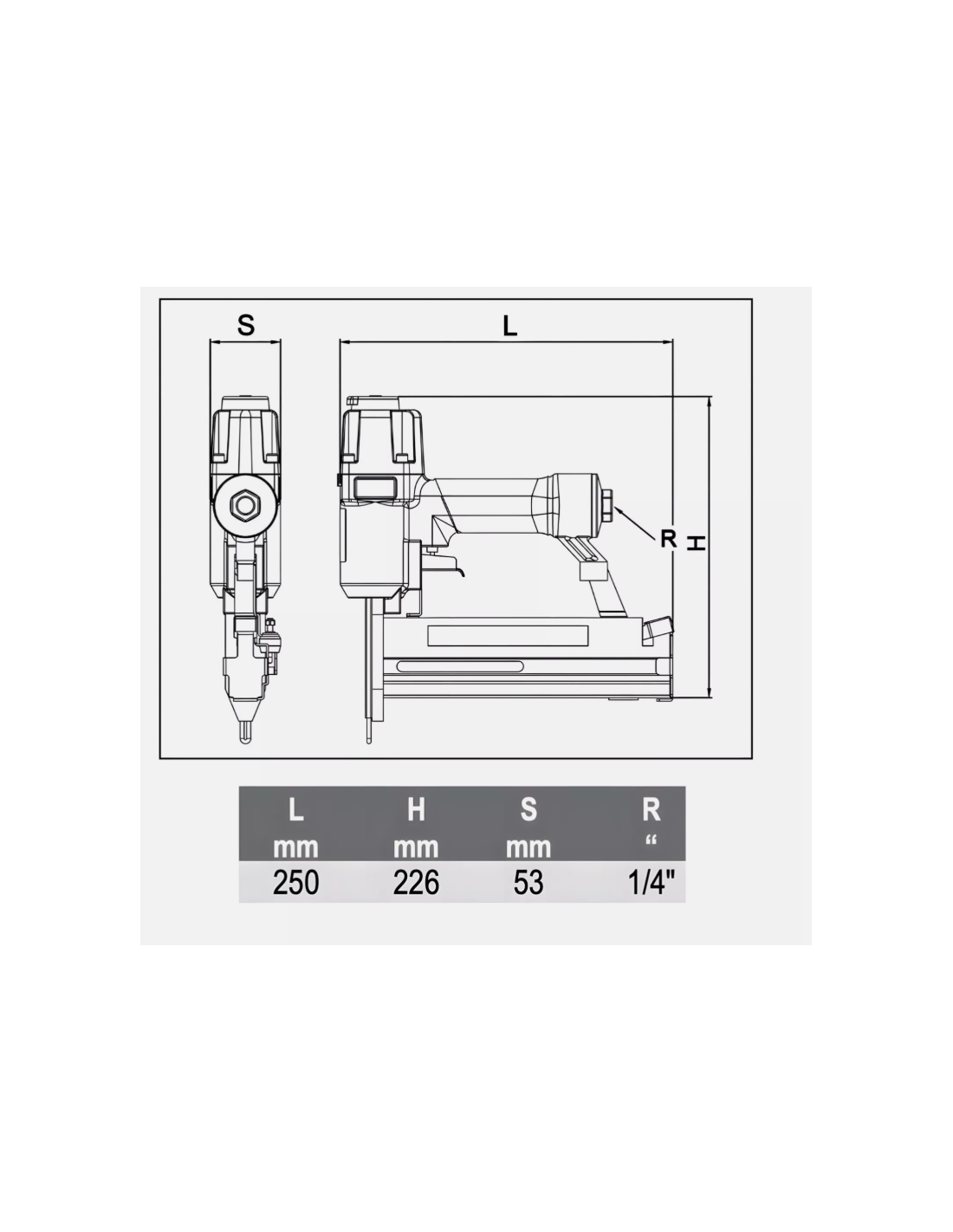 Beta BW 1945C – Chiodatrice Graffatrice Pneumatica Combinata