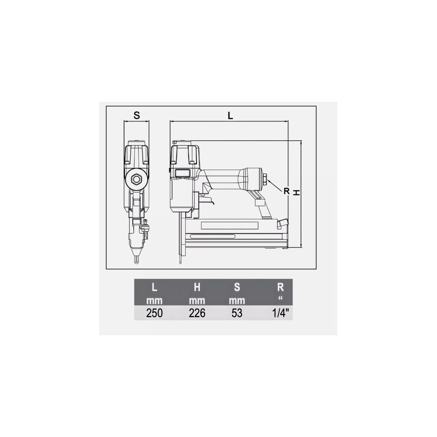 Beta BW 1945C – Chiodatrice Graffatrice Pneumatica Combinata
