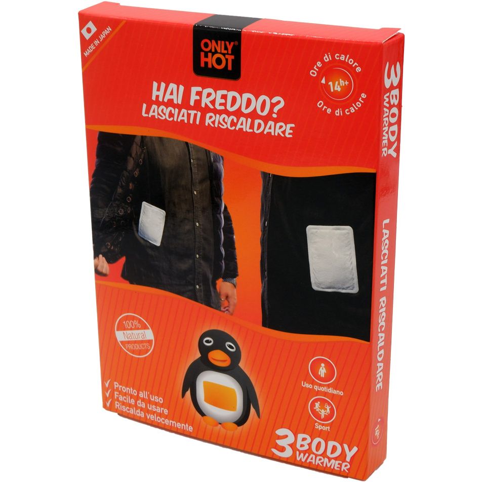 Only Hot Body Warmer Adesivo – Scaldacorpo fino a 14 Ore
