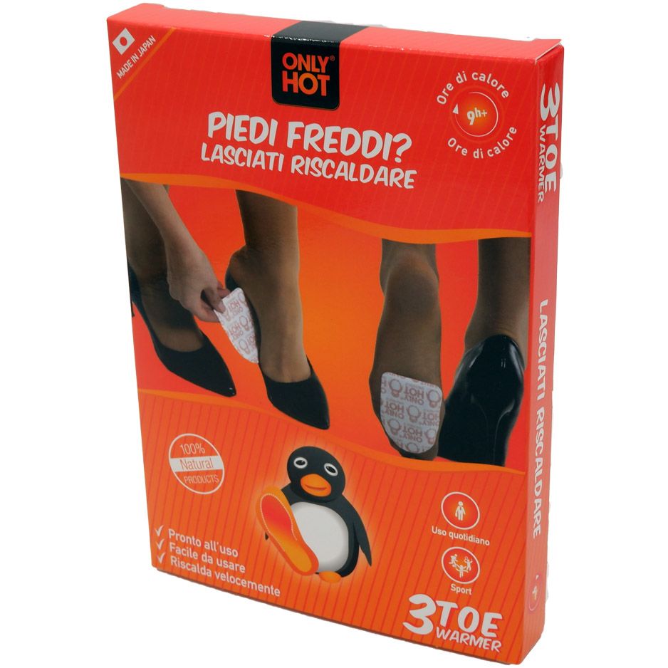 Only Hot Toe Warmer – Scaldadita Adesivi fino a 9 Ore, 2 Pezzi