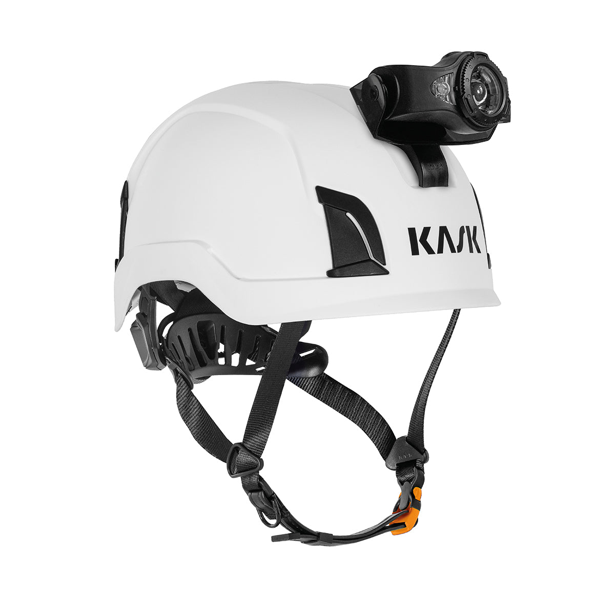 KASK KL-1 / KL-2 – Lampada Frontale LED Ricaricabile per Caschi KASK