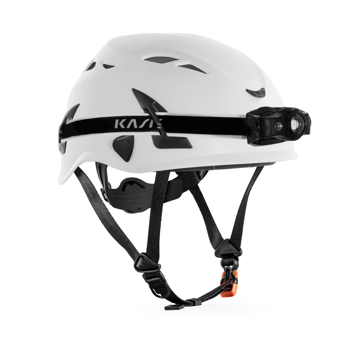 KASK KL-1 / KL-2 – Lampada Frontale LED Ricaricabile per Caschi KASK