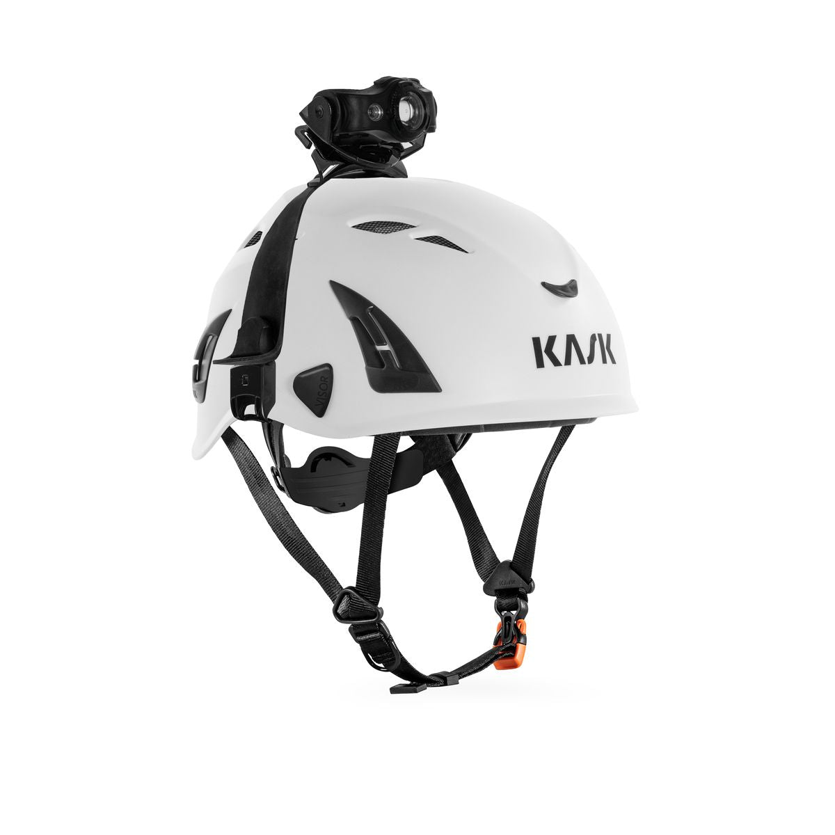 KASK KL-1 / KL-2 – Lampada Frontale LED Ricaricabile per Caschi KASK