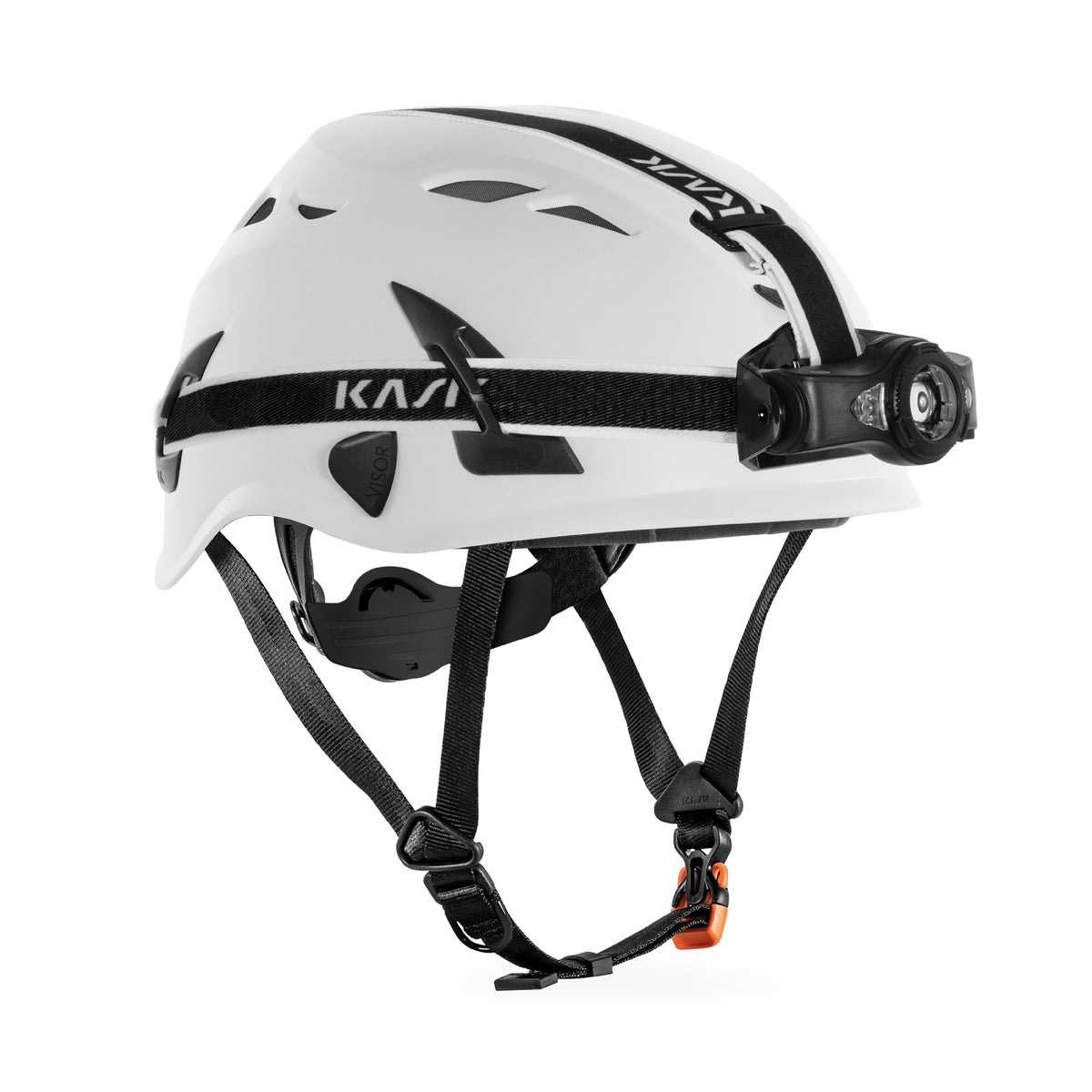 KASK KL-1 / KL-2 – Lampada Frontale LED Ricaricabile per Caschi KASK