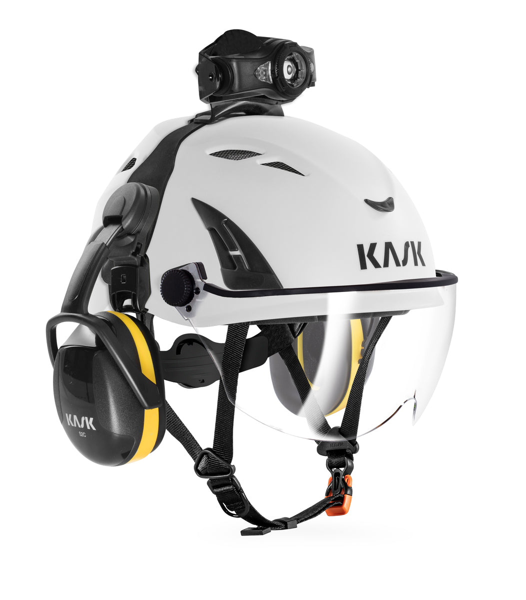 KASK KL-1 / KL-2 – Lampada Frontale LED Ricaricabile per Caschi KASK