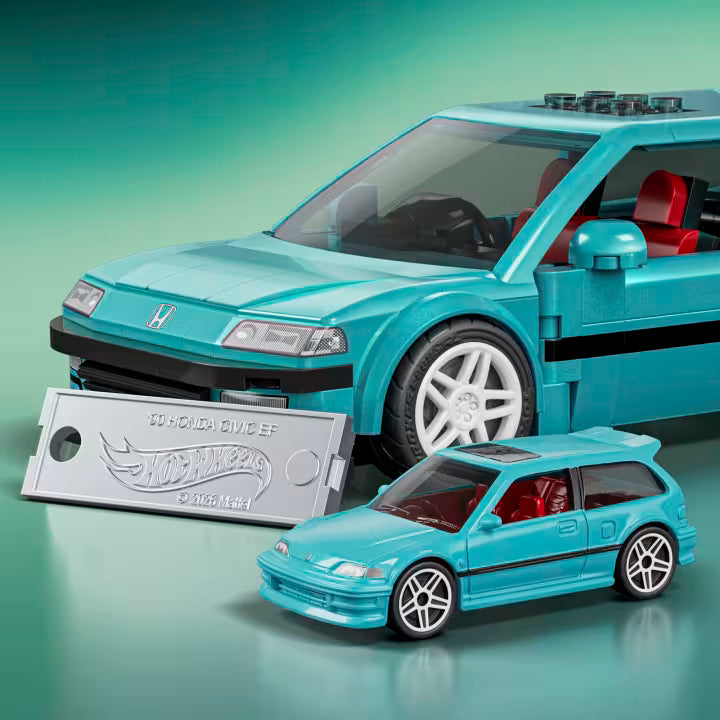 Mattel Brick Shop Hot Wheels - Custom 90 Honda Civic Ef - 248 pcs