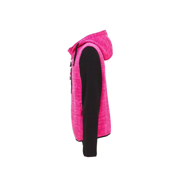 Felpa da lavoro donna U-Power RAINBOW LADY (Nero/Fucsia)