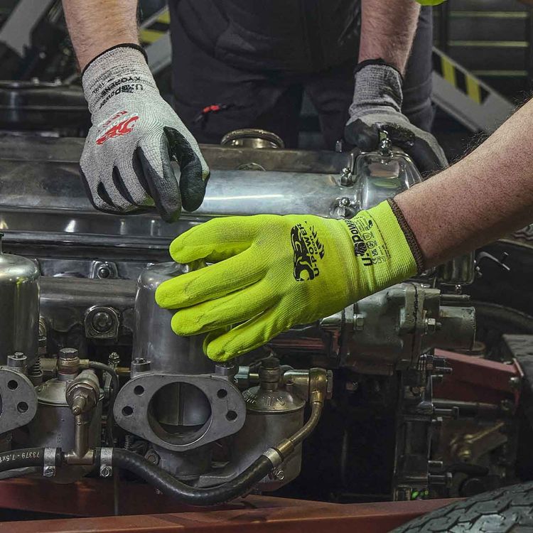 Guanti da Lavoro U-Power ICON Giallo Fluo Touchscreen (EN 388 / EN 407)