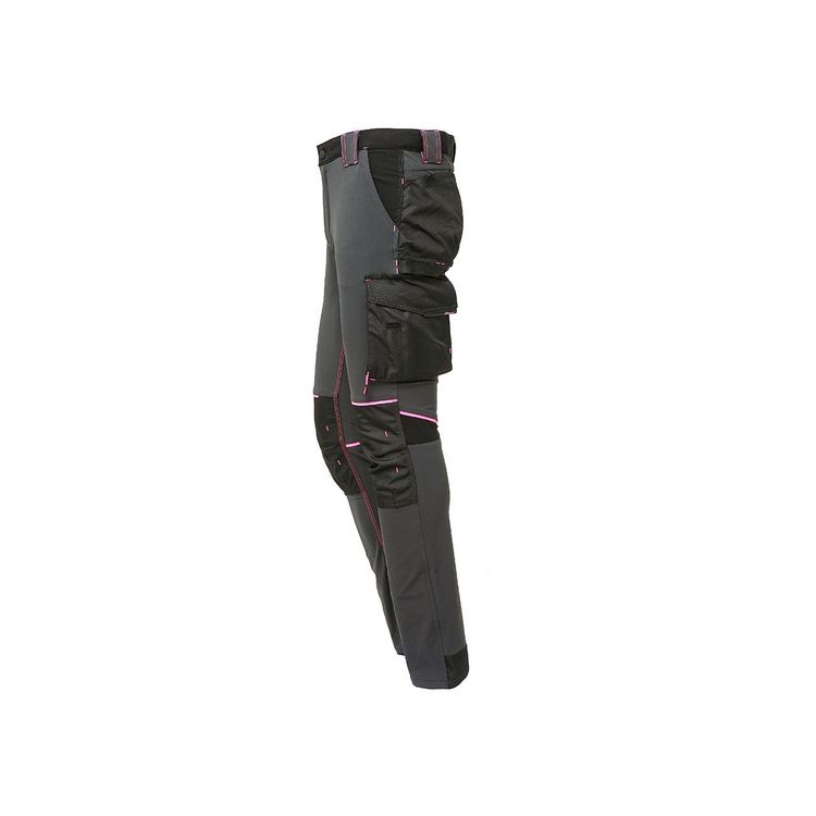 Pantaloni da lavoro Donna U-Power ATOM LADY (Grey/Fucsia)