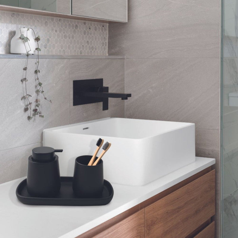 Dispenser di sapone in ceramica MAONIE Nero opaco – MSV