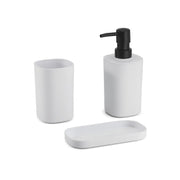 Set 3 accessori da bagno LONA Bianco – MSV