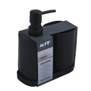 Set 3 accessori da bagno LONA Nero – MSV