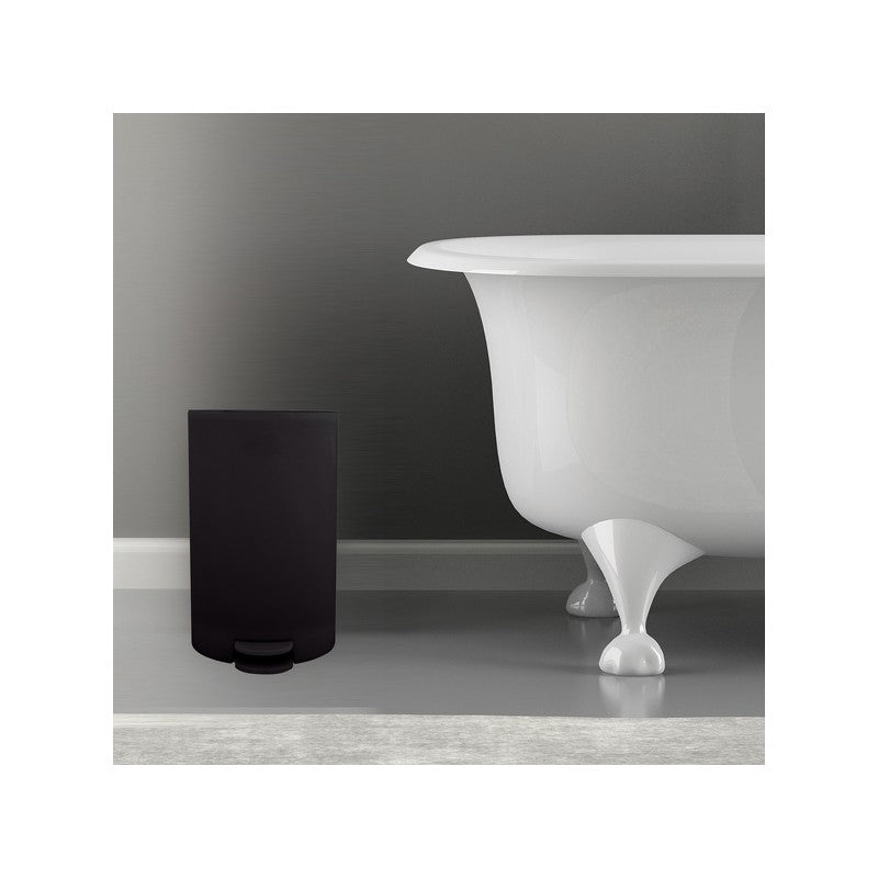 Pattumiera a pedale MSV OSAKI 3L – Nero opaco