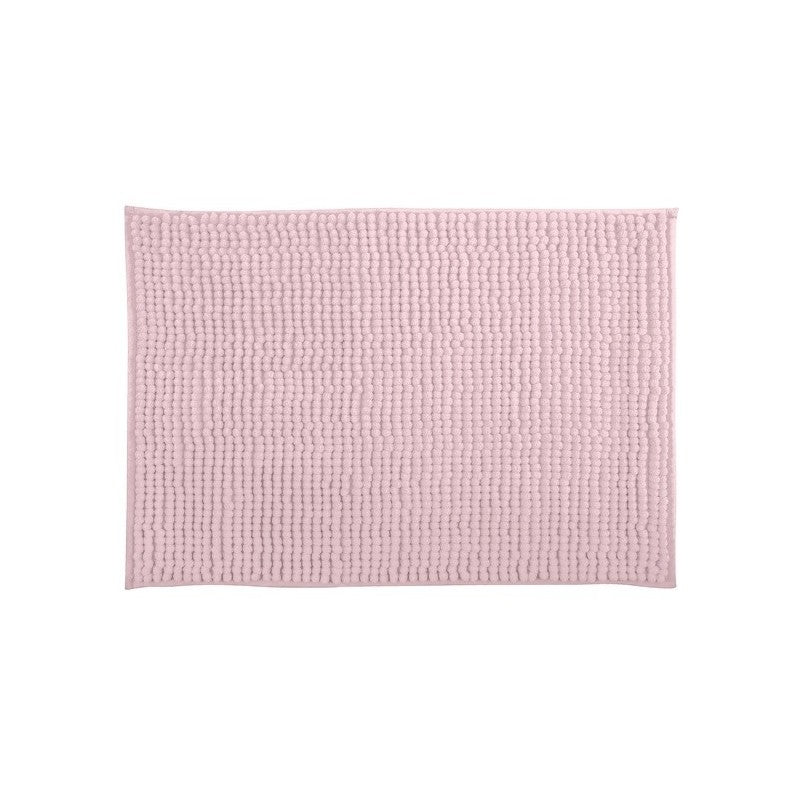 Tappetino da bagno in microfibra ciniglia – 40x60 cm (Rosa pastello)