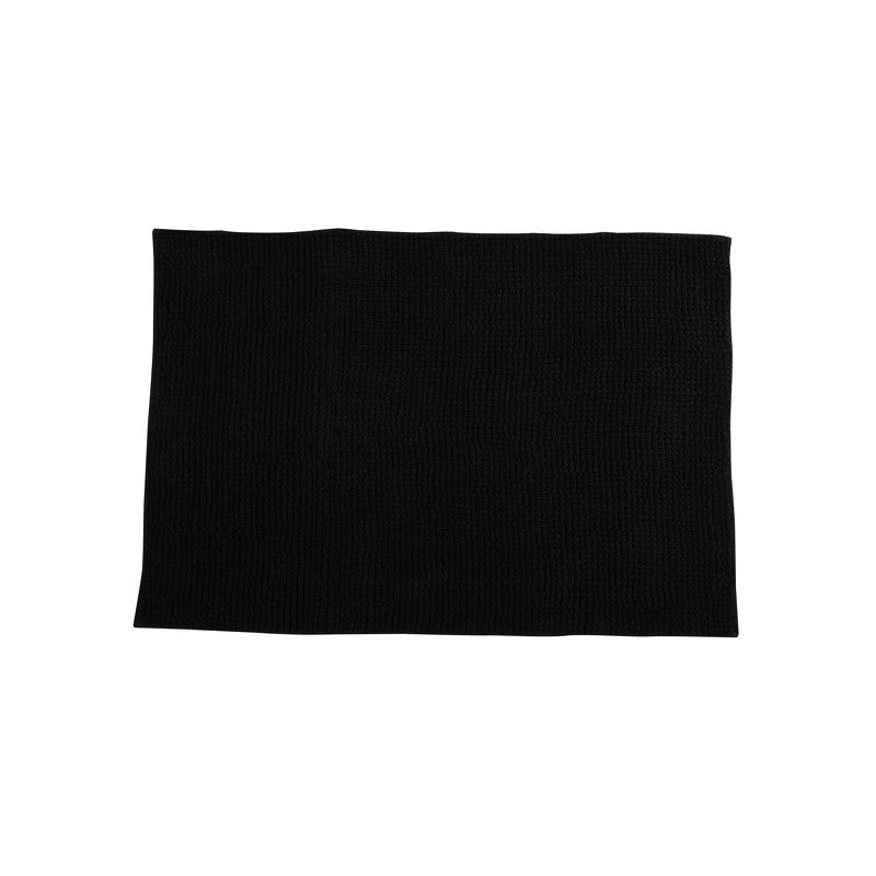 Tappetino da bagno in microfibra CINIGLIA MSV 40x60 cm – Nero