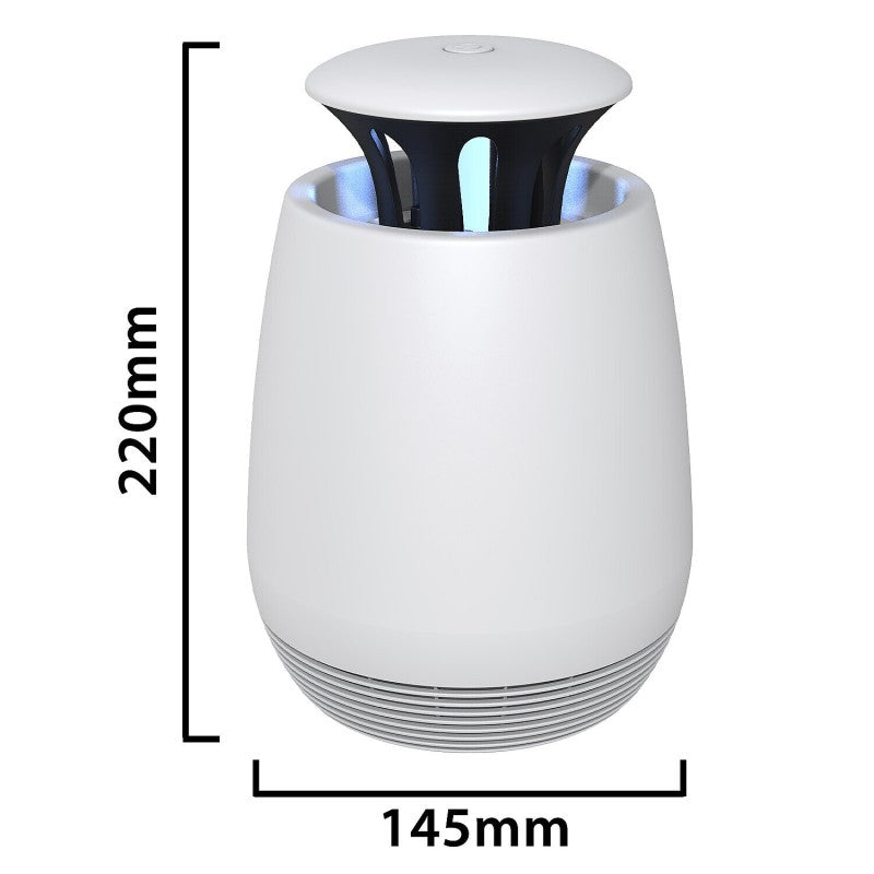 Velamp SLURP Zanzariera Elettrica ad Aspirazione UV LED 5W – Uso Interno