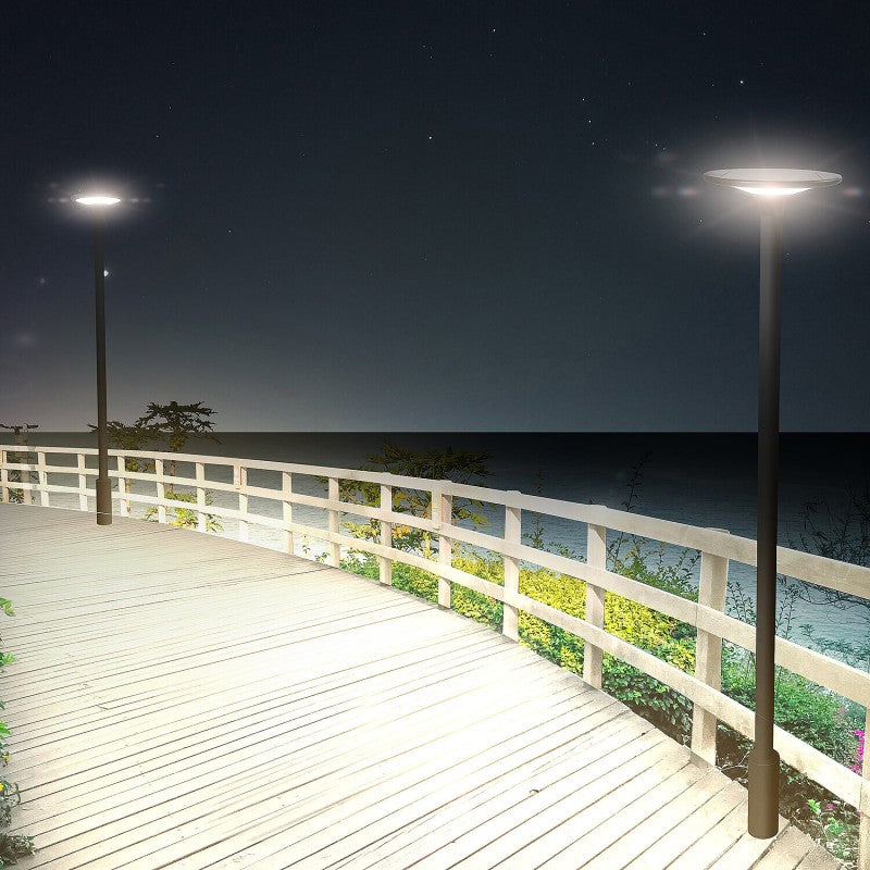 Velamp Spielberg - Lampione LED Solare 2300 Lumen IP65 da Palo