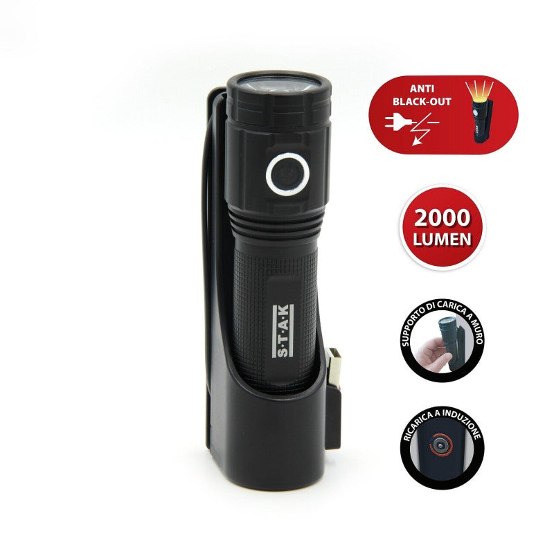 Velamp Stak Sturm - Torcia LED 20W anti black-out