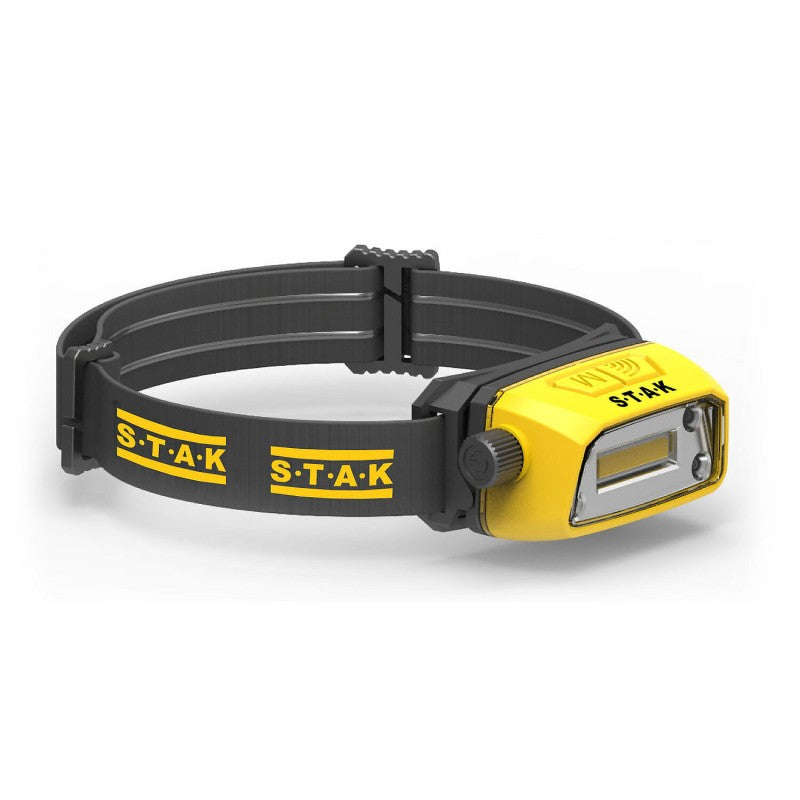 Velamp Stak Laser - Lampada da testa professionale ricaricabile LED 300 lumen Contactless