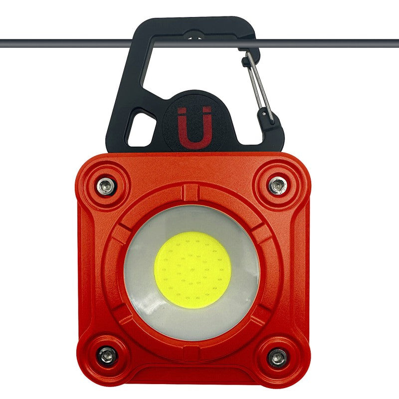 Velamp Fargo - Lampada da Lavoro LED COB Ricaricabile 10W 1000 Lumen