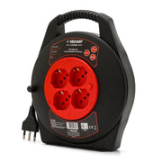 Velamp Avvolgicavo 4 Prese Schuko 10/16A