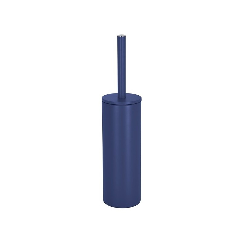 Scopino WC AKIRA Blu Opaco con Supporto in Acciaio – Spirella