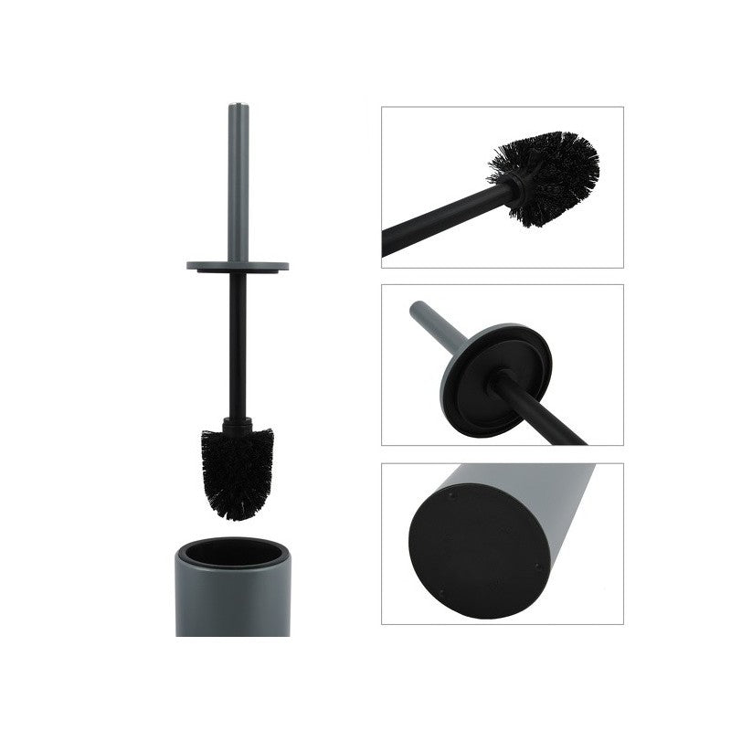 Scopino WC AKIRA Spirella – Grigio Opaco
