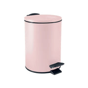 Pattumiera a pedale Spirella ADELAR 3L in acciaio – Rosa opaco
