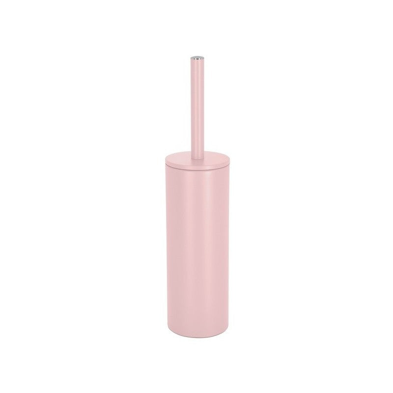 Scopino WC con supporto in acciaio AKIRA – Rosa opaco (Spirella)
