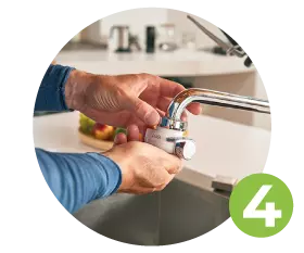 LAICA Genova Filtro per Rubinetto con Tecnologia HYDROSMART™