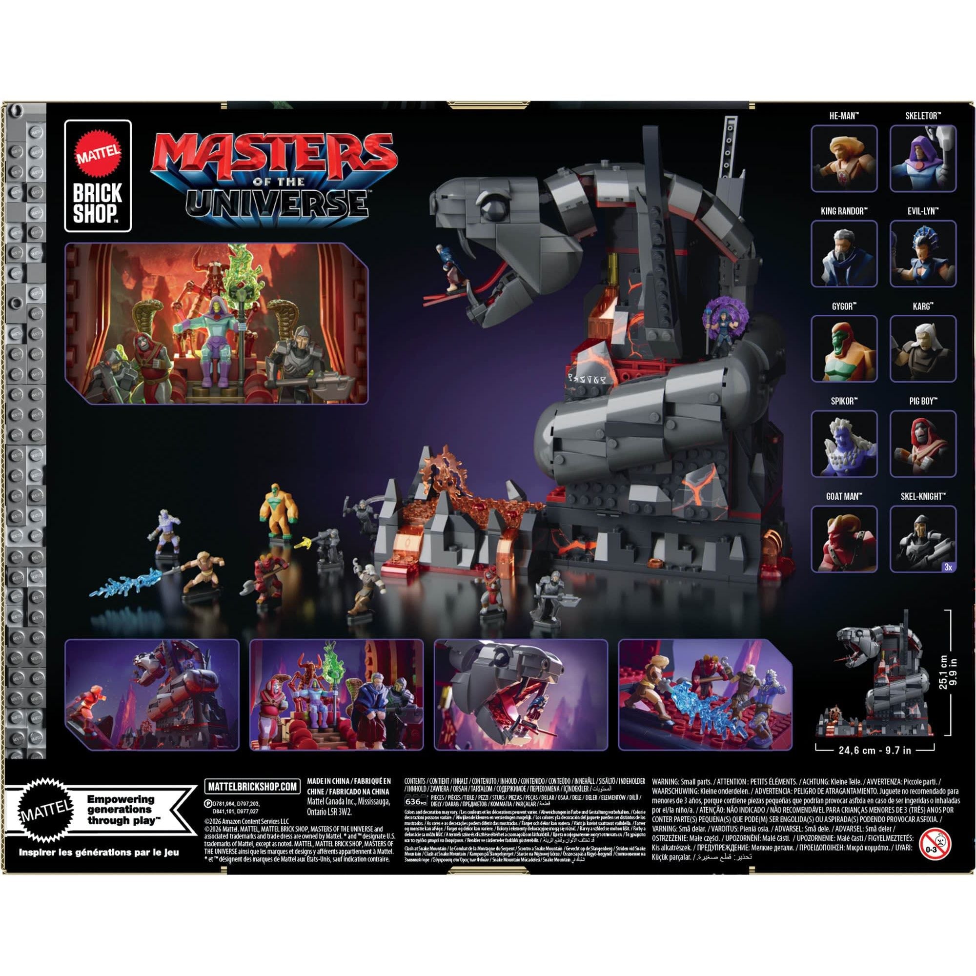 *PREORDER* Masters of the Universe Origins - Brick Shop Snake Mountain